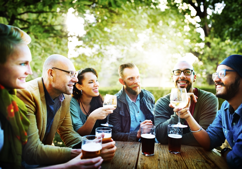 Sample one-of-a-kind beers and wines along Distillery Row.
